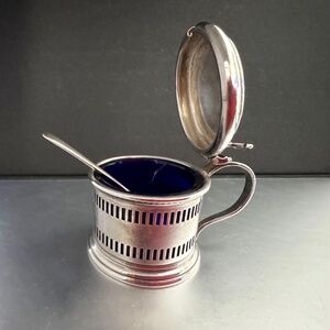 Antique Sterling Silver Mustard Pot
